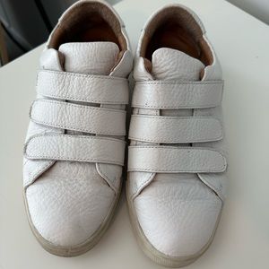 Frye Velcro leather shoes